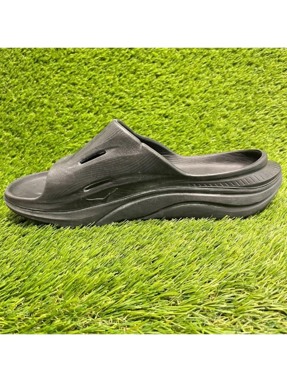 Hoka One One Ora Recovery Slide 3 Mens Size 10 Black Beach Outdoor Slide Sandals